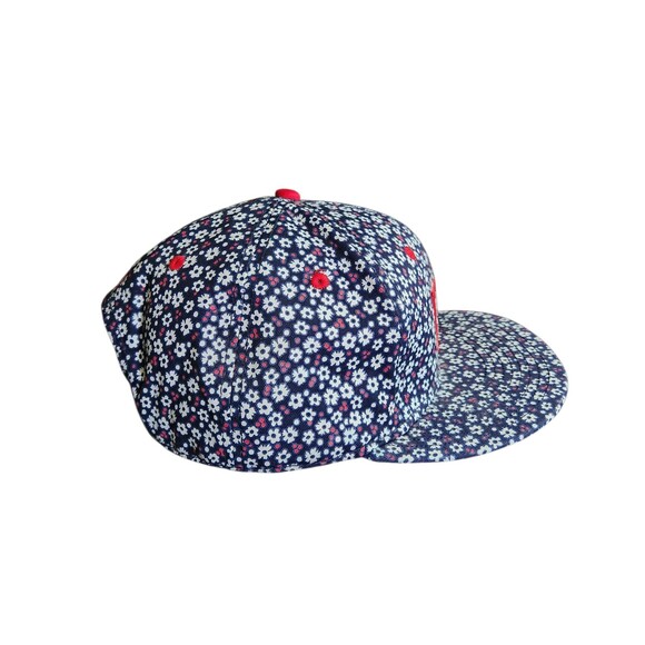 Justin Bieber SWAGGY Cap Flat Billed Snapback Blue Floral Official Merchandise - Picture 8 of 11